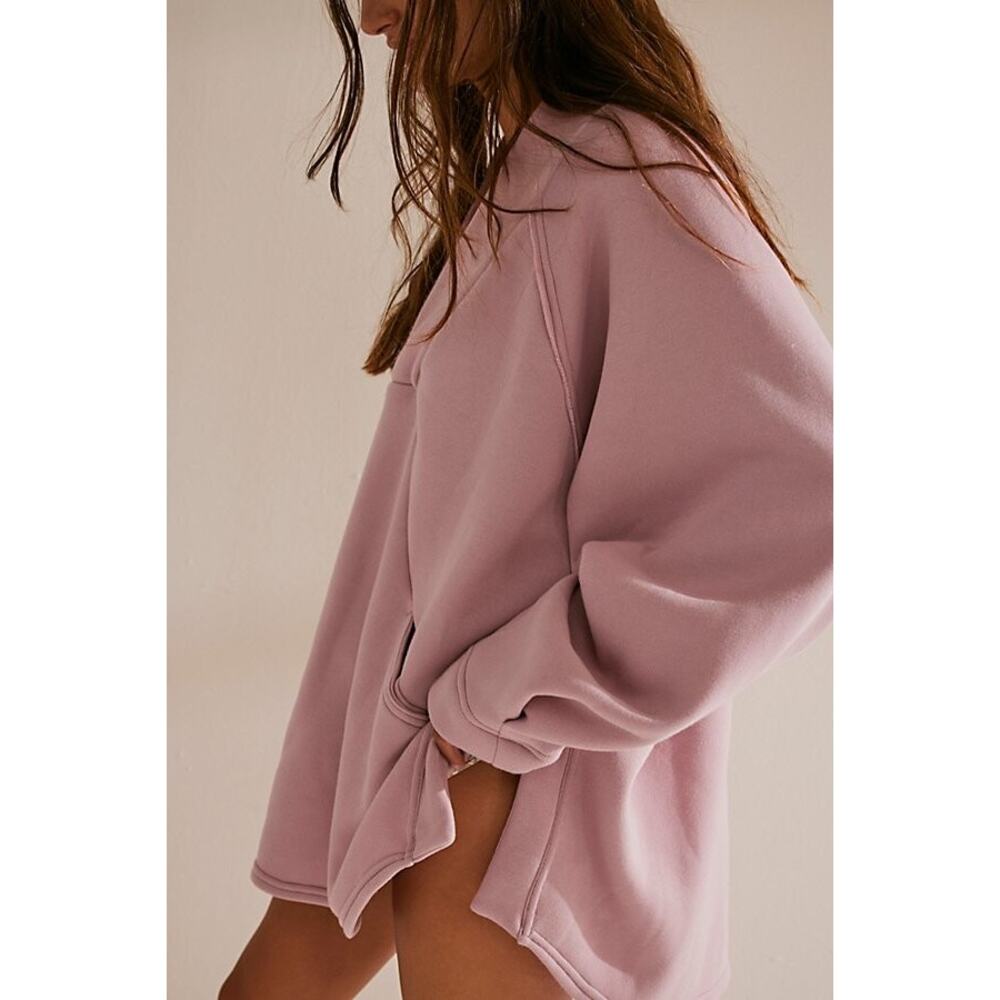 Free People Beach Burnished Lilac Marguerite Pullover Medium - Picture 9 of 9